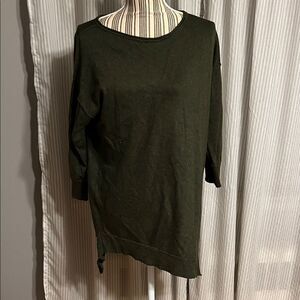 Verve Ami Olive Green Long Sleeve Sweater